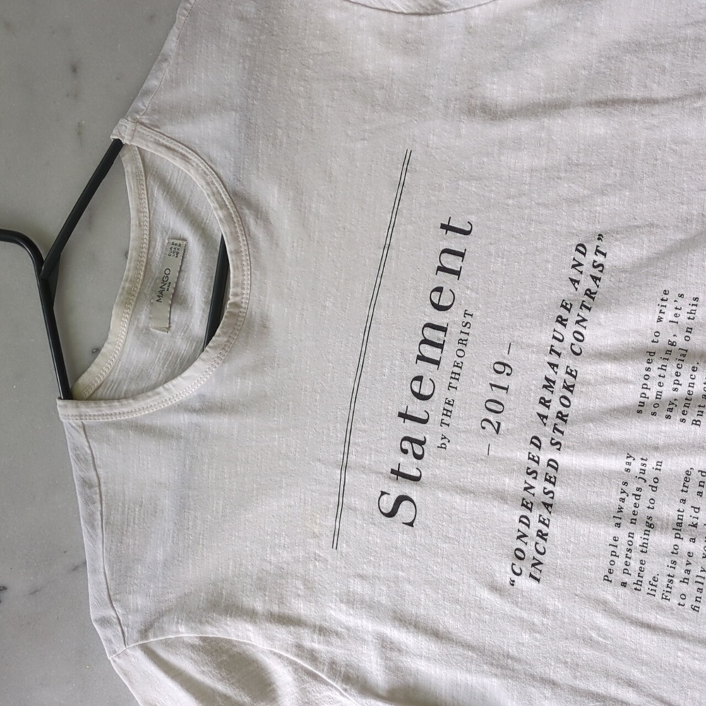 Mango graphic tee, 100% cotton